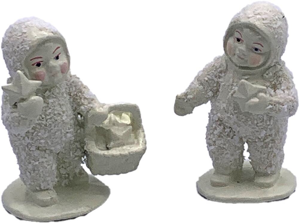 Department 56 Snowbabies FINDING FALLEN STARS (7618-0) Miniatures Set in Box